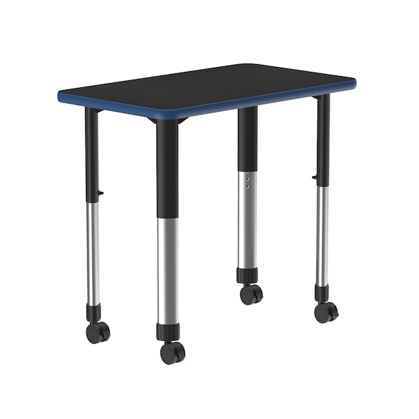TFL Collaborative Desk - Casters - Rec